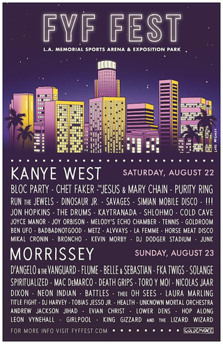 Illustration for article titled Kanye West replaces Frank Ocean as headliner for FYF Fest